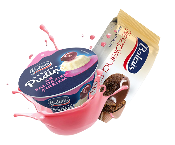 Piena un Biezpiena saldie krēmi, deserti, pudiņi
