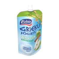 Grieķu jogurts ar auzām, āboliem un kanēli