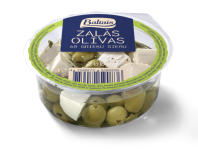 Zaļās olīvas ar Grieķu sieru.