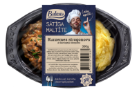 Kurzemes strogonovs ar kartupeļu biezputru