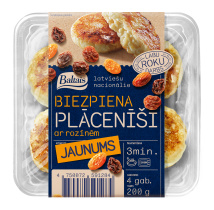 Biezpiena plācenīši ar rozīnēm 200g
